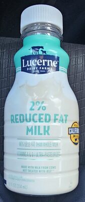Reduced fat milk