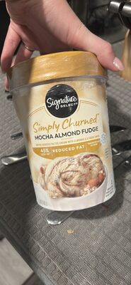 Simply Churned Mocha Almond Fudge