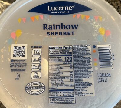 Orange & Lime Rainbow Sherbet, Orange & Lime Sherbets