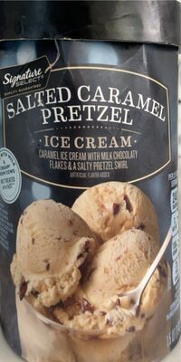 Salted caramel pretzel