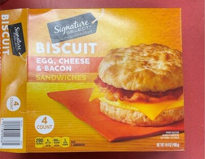 Biscuit egg cheese bacon
