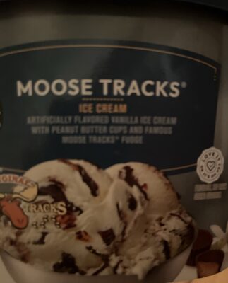 Original Moose Tracks Vanilla Ice Cream front packaging