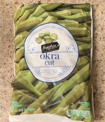 Okra cut