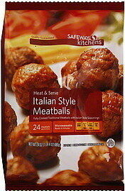 Italian Style Meatballs front packaging