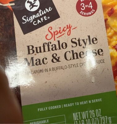 Spicy buffalo style mac & cheese