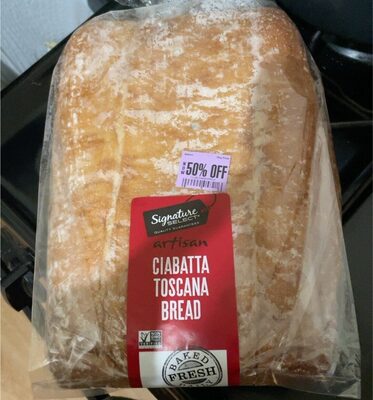 Ciabatta Toscana Bread front packaging