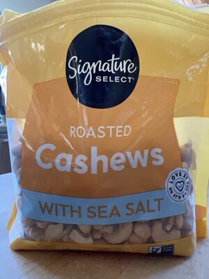 Oil Roasted Cashews With Sea Salt front packaging