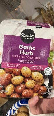 Garlic Herb Bite Size Potatoes