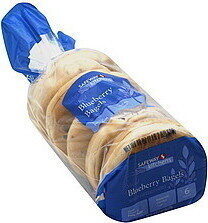 Sliced Blueberry Bagels