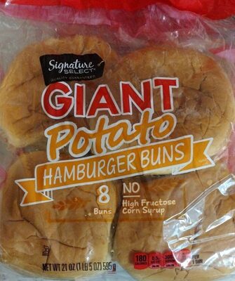 Signature Select Giant Potato Hamburger Buns