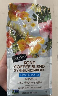 Kona Blend Ground Coffee Medium Roast