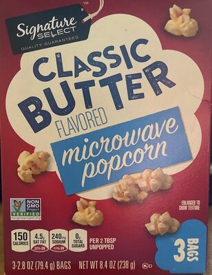 Classic Butter Microwave Popcorn