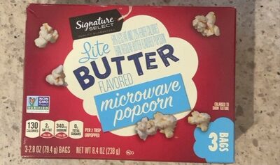 Lite Butter flavored Microwave Popcorn