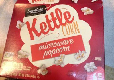 Signature select kettle microwave popcorn