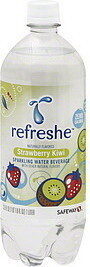 Sparkling water beverage, kiwi strawberry