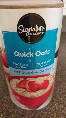 100% whole grain oat cereal quick one minute oatmeal, whole grain