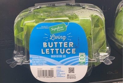 Butter lettuce front packaging