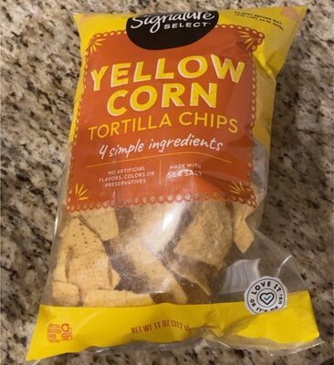 Yellow corn tortilla chips