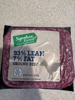 93% Lean 7% Fat Ground Beef