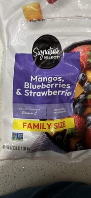 Mangos, Blueberries & Strawberries