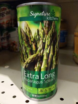 Extra Long Asparagus Spears front packaging
