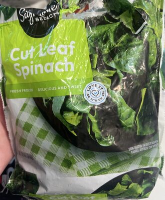 cut leaf spinach
