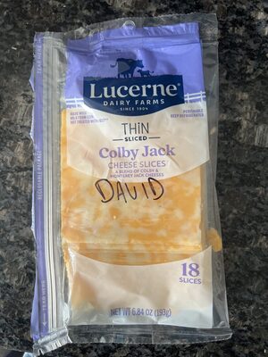 Thin Sliced Colby Jack