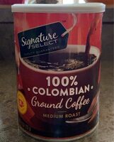 100% colombian fround coffee