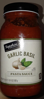 Garlic Basil Classic Italian Style Pasta Sauce