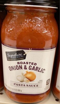 Roasted Onion & Garlic Classic Italian Style Pasta Sauce front packaging