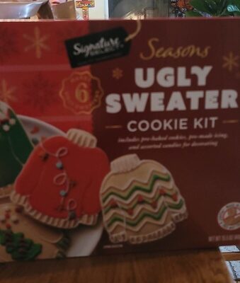 Ugly Sweater Cookie Kit front packaging