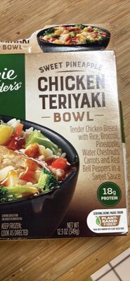 SWEET PINEAPPLE CHICKEN TERIYAKI BOWL front packaging