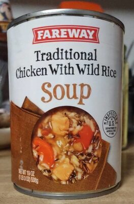 Chicken with wild rice soup