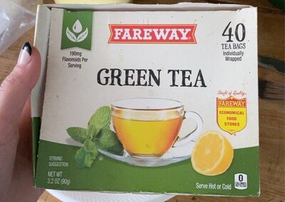 Green tea front packaging