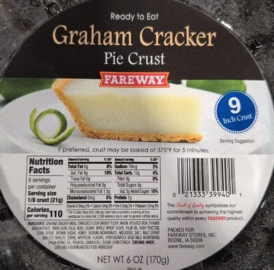 Graham Cracker Pie Crust