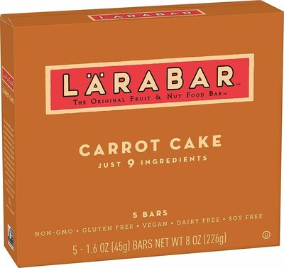 Carrot Cake Bars front packaging