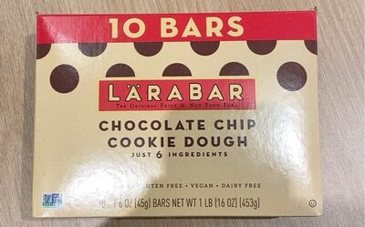 Banana Chocolate Chip Bars front packaging