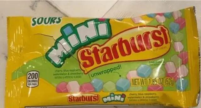Starburst Minis front packaging
