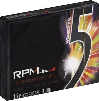 Wrigley's rpm sugarfree gum