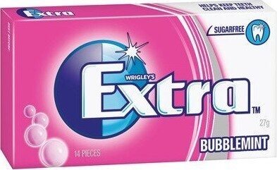 Extra bubblemint sugarfree gum