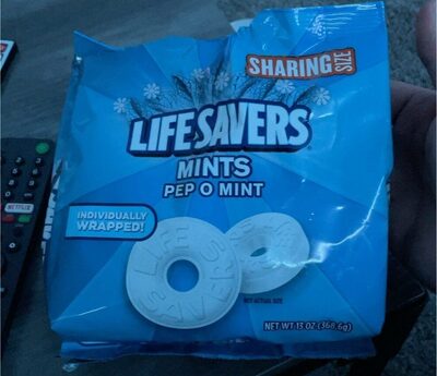 LifeSavers Mints Pep o Mint front packaging