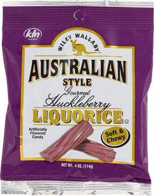 Australian Style Liquorice Candy front packaging