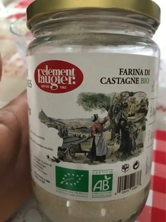 Farine de châtaignes front packaging