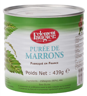 Purée de marrons front packaging