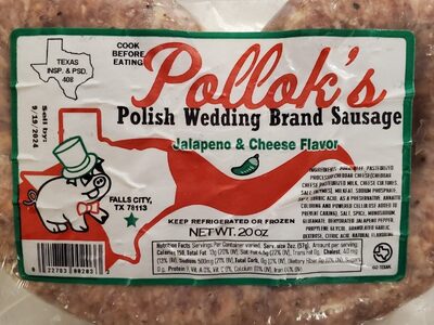 Polish Wedding Jalapeno And Cheese Sausage