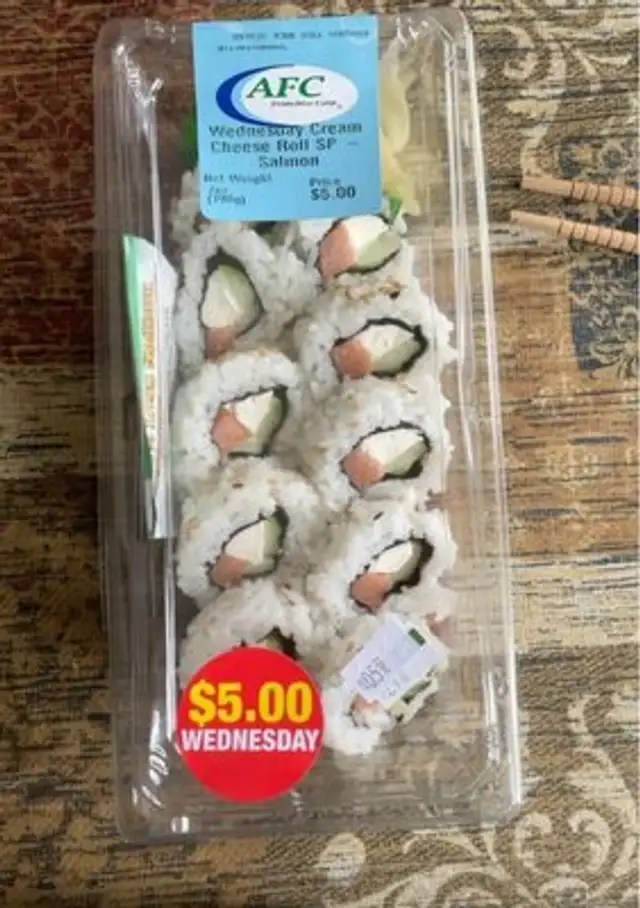 Salmon Cream Cheese Roll front packaging