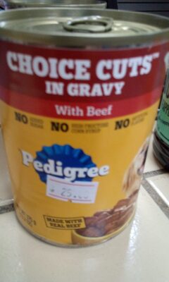 pedigree choice cuts in gravy 13 oz