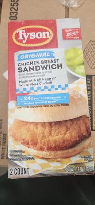 Original Chicken Breast Sandwich front packaging