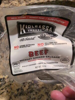 Hickory Smoked Beef Sausage