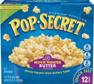Popcorn front packaging